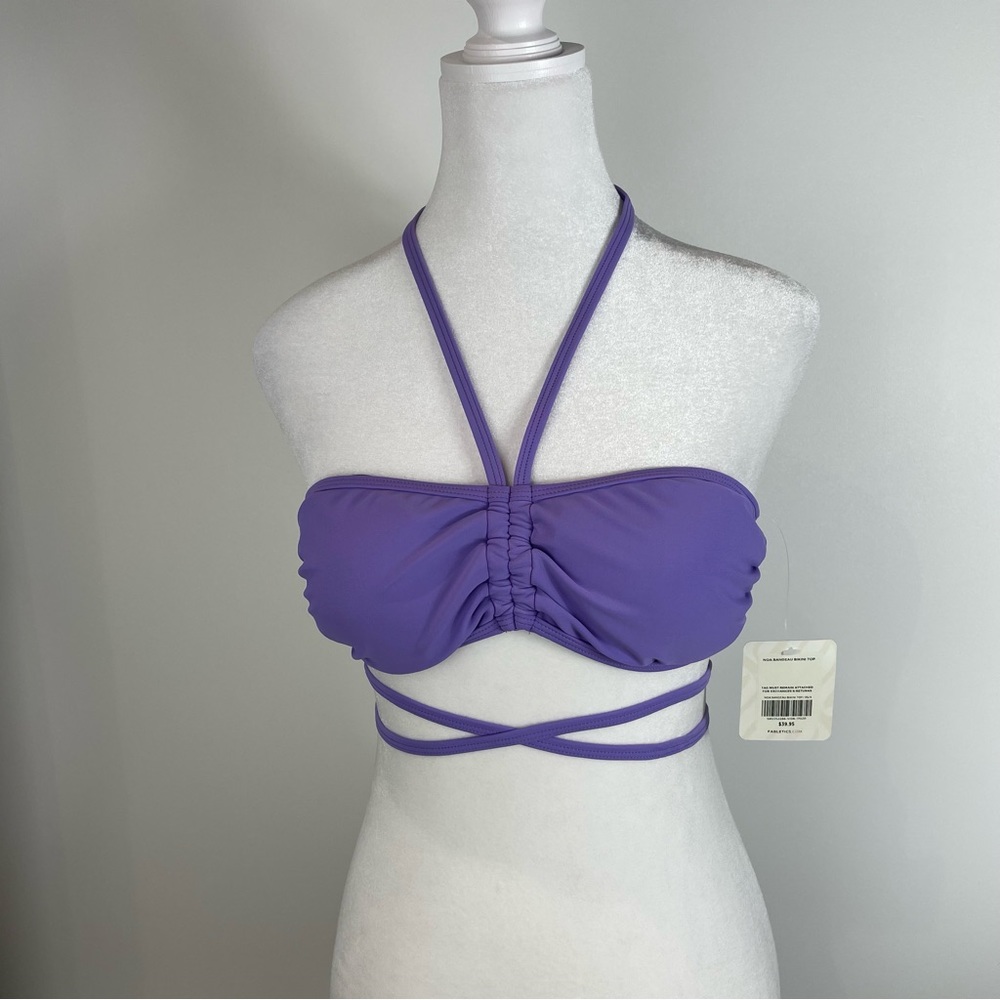 Fabletics Wrap Around Bandeau Bikini Top And Strappy Bikini Bottom Set Size XS